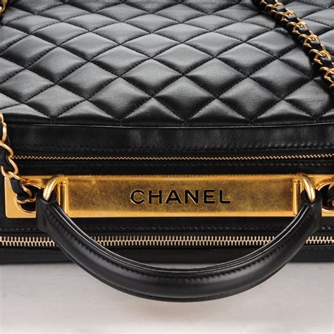 CHANEL Lambskin Quilted Medium Trendy CC Bowling Bag